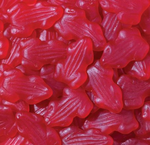 Red frog gummies